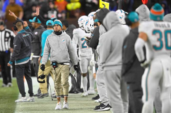 Dolphins bracing for rain, wind vs. Browns in Cleveland