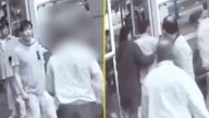 Video muestra agresión a conserjes en edificio del centro de Santiago: Residente pateó a uno de ellos y lo botó al suelo