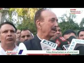 Ghulam Nabi Azad rules out contesting bye-elections, says his party will stay out this time