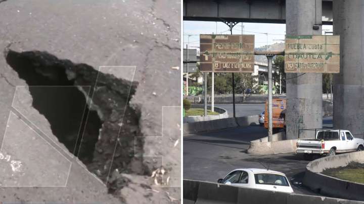 Se Abre Socavón en Puente de la Concordia, Lugar Donde Ocurrió Explosión de Pipa en Iztapalapa