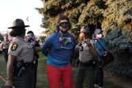 Police scuffle with protesters outside Chicago ICE facility, arrest several