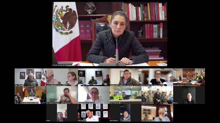 Sheinbaum anuncia reunión de emergencia esta tarde con gobernadores por lluvias