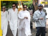 Satish Shah funeral: Rupali Ganguly, Dilip Joshi attend his last journey