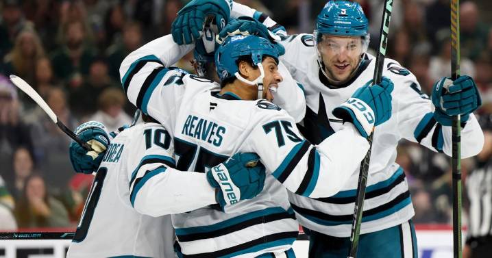 Macklin Celebrini scores in overtime to lift Sharks past Wild, 6