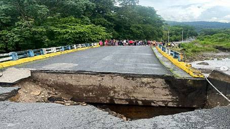 Fuertes lluvias causan daños en varios estados de Venezuela