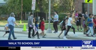 Wichita elementary school celebrates 3rd annual 'Walk to School Day'