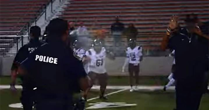 Police mace high school kids in front of screaming parents after brutal fight