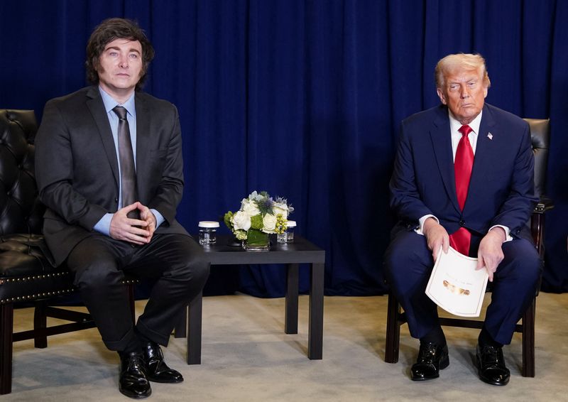 Trump to meet Argentina's Milei as U.S. advances $20