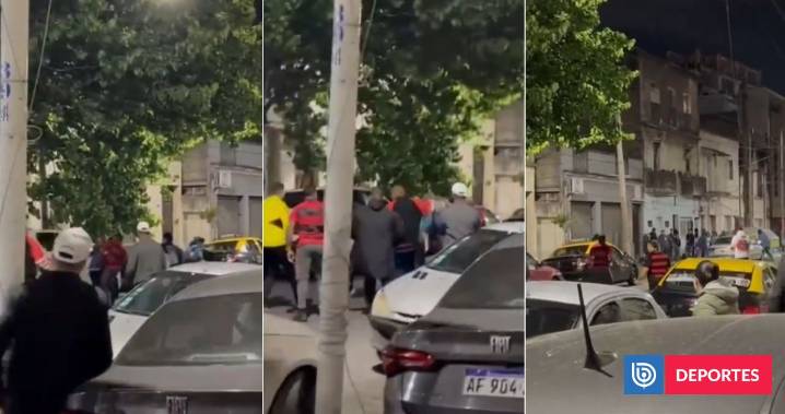 Violencia de nuevo en Avellaneda: hinchas de Racing y Flamengo se pelearon en la calle tras partido