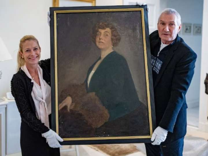 Encontraron por azar un retrato desaparecido de la Mata Hari de los nazis