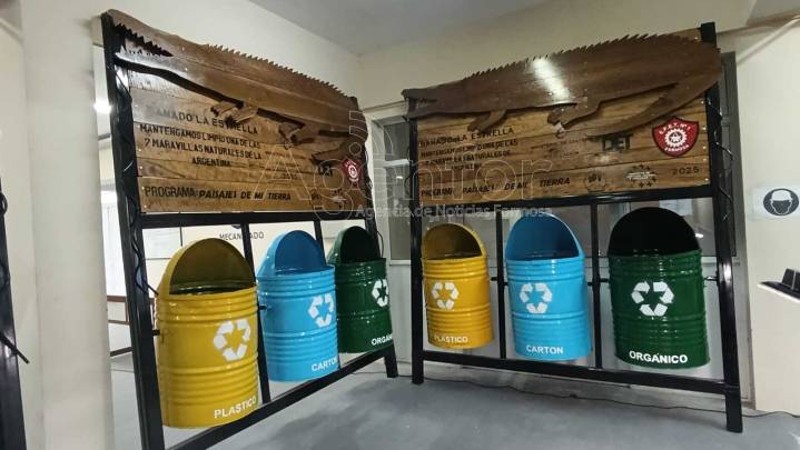 “Guardianes de Formosa”: Los estudiantes de la EPET N° 1 crearon contenedores ecológicos