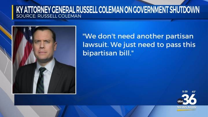 KY Attorney General Russell Coleman on the government shutdown