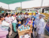 Midis supervisa modalidades del servicio de alimentación escolar en colegio de Manchay