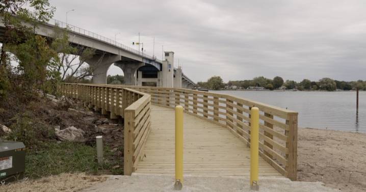 Safer route for walkers and bikers opens beneath Bayview bridge