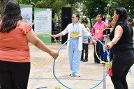 Encuentro de promoción de hábitos saludables en el Víctor Oppel