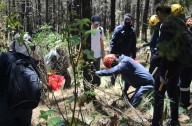 Protestan por desaparecidos del Ajusco en audiencia de reforma electoral; amagan con huelga de...