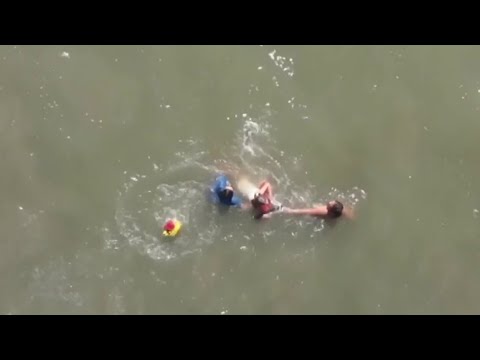 Drone used to save family swept away by rip current in New Jersey
