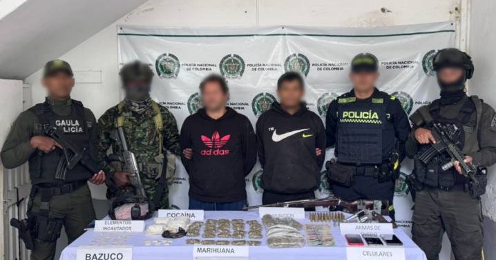 Capturan a alias Lechuza y El Tío en operativo contra el Clan del Golfo en Santuario (Risaralda)