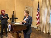 Healey vows ‘zero tolerance’ for violent street takeovers, tells Trump to keep the troops away
