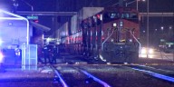 Woman struck by train overnight in Glendale
