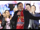 Miles marchan en Bogotá en apoyo a Petro frente a Trump