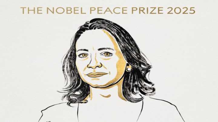 Maria Corina Machado of Venezuela  wins Nobel Peace Prize