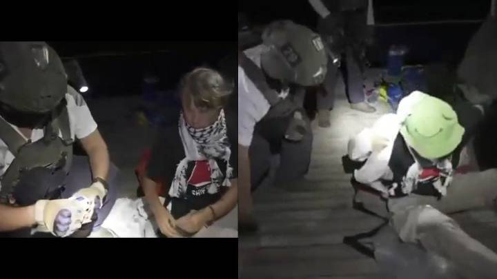 Video of Greta Thunberg’s arrest released amid flotilla’s Gaza journey; Israel counters