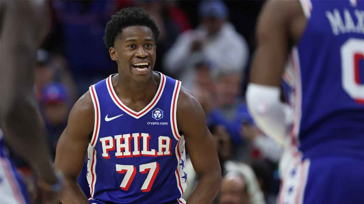 76ers’ VJ Edgecombe has powerful words for Tyrese Maxey after drubbing Magic