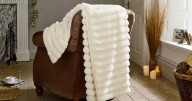 Cloud-like fur throw heavily reduced from £120 shoppers call 'soft and luxurious'