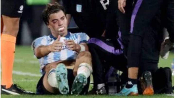 Preocupación en Racing: Santiago Sosa sufrió una fractura y deberá ser operado