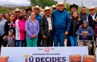 Lleva Tomás Gutiérrez programa ‘Tú Decides’ al ejido Guajardo