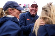 Auburn AD John Cohen reacts to Hugh Freeze’s win over Arkansas