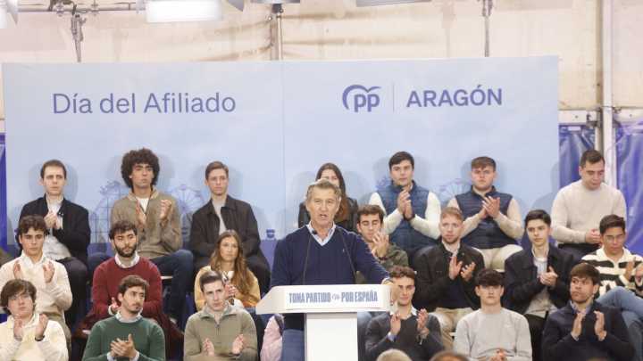 Feijóo afirma en Zaragoza que Sánchez "irá al Juzgado" tras la comisión de investigación del Caso Koldo en el Senado