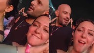 Nothing Could Stop Nauheed Cyrusi From Enjoying Enrique Iglesias’ Concert, Not Even Her 5’3” Height