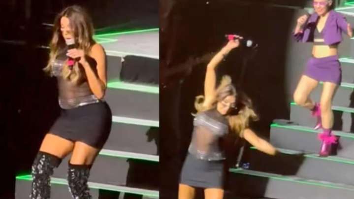 Catherine Fulop deberá ser operada por su terrible caída en el show de Erreway: "Se me cortaron tendones y ligamentos"