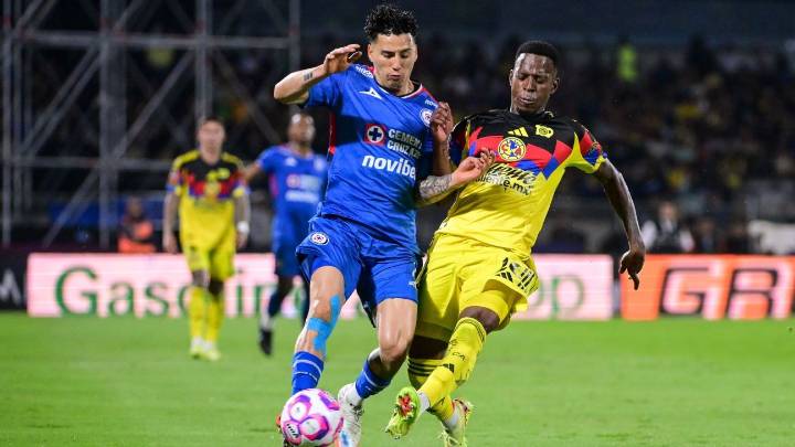 Cruz Azul remonta ante América y escala al segundo peldaño