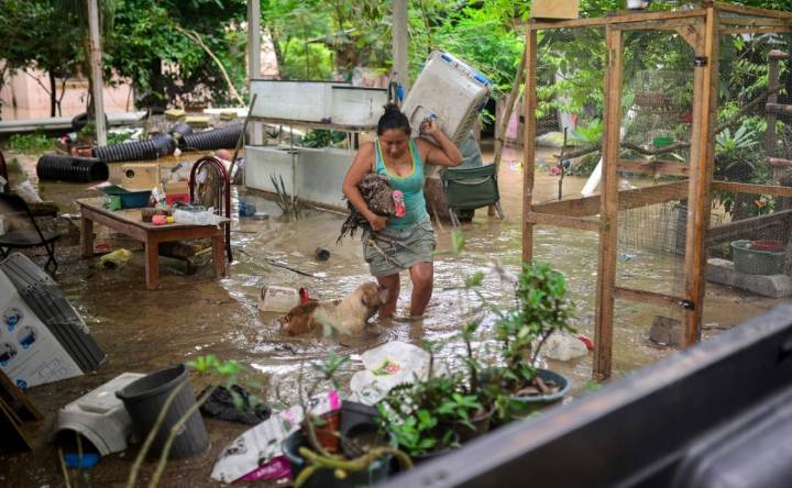 Poza Rica: escenas dramáticas y una ciudad bajo la fuerza del Río Cazones