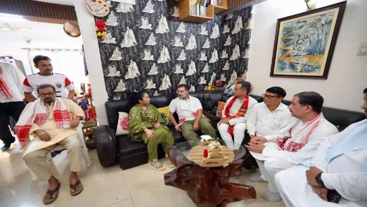 Rahul Gandhi visits Zubeen Garg’s residence, calls for transparent probe into singer’s death