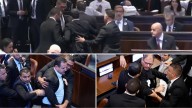 ‘Recognise Palestine’: Trump Heckled Mid