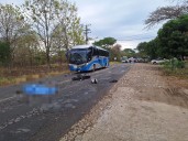 Motociclista falleció al chocar contra bus de Los Libertadores en La Chaparrera