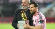 Messi gets trophy, then has two goals to lift Inter Miami past Nashville 3