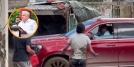 Habitantes de Poza Rica confrontan a alcalde: acude en camioneta de lujo