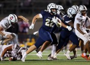 Landon Howell’s rushing, stout defense leads Cedar Cliff to crucial win over Altoona