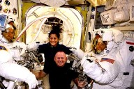 Terrifying moment they knew they were stranded in space