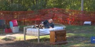 The City of Hillsdale demolishes a local homeless encampment