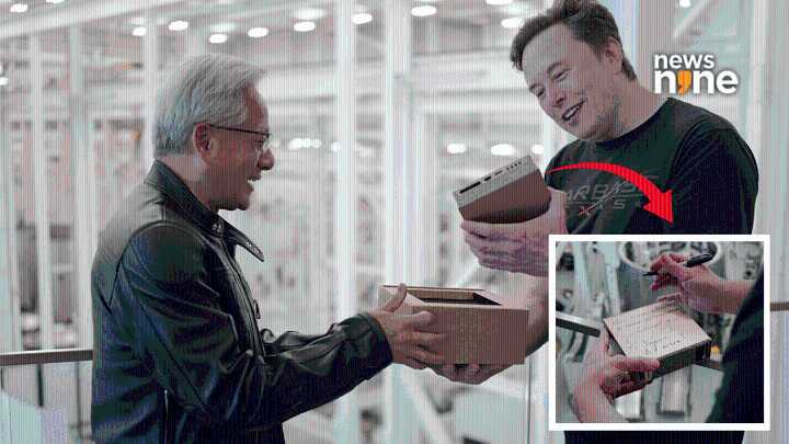 Jensen Huang delivers NVIDIA DGX Spark to Elon Musk, calls it world’s smallest AI supercomputer