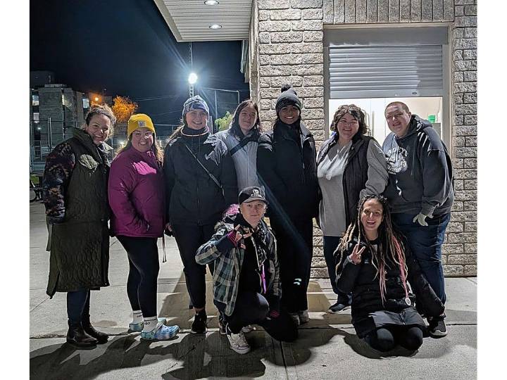 Community bonfire brings people together