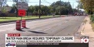 34th between Bowie, Hawthorne temporarily closed due to water main break