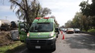 Choca auto contra un árbol en Paseo Tollocan