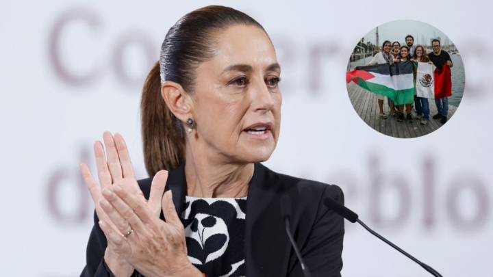 Sheinbaum exige a Israel repatriación 'inmediata' de mexicanos detenidos en Flotilla a Gaza